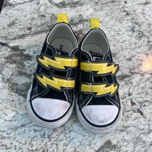 Toddler Lightening Bolt Converse